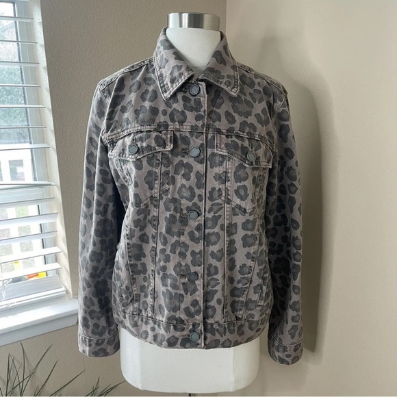Blank Nyc Printed Denim Jacket in Catwalk XS - Picture 2 of 6